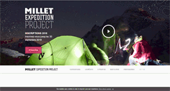 Desktop Screenshot of millet-expedition-project.com